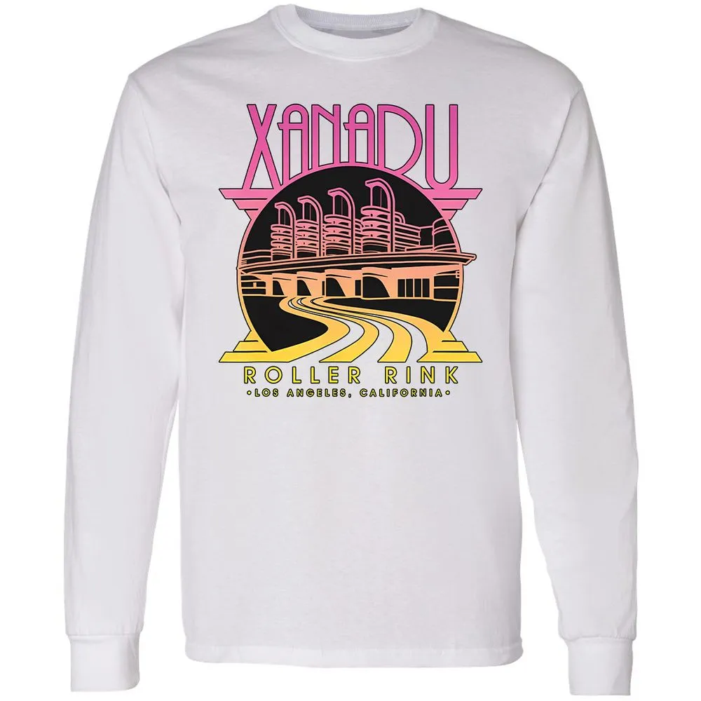 Olivia Newton-John Xanadu Roller Rink Pink Yellow Fade - White - 5