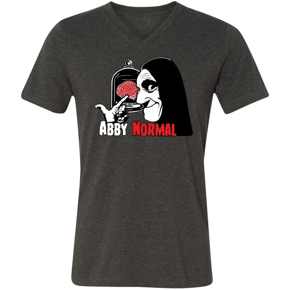 Unisex V-Neck T-Shirt - WKXHHZ8C - Dark Grey Heather - 8