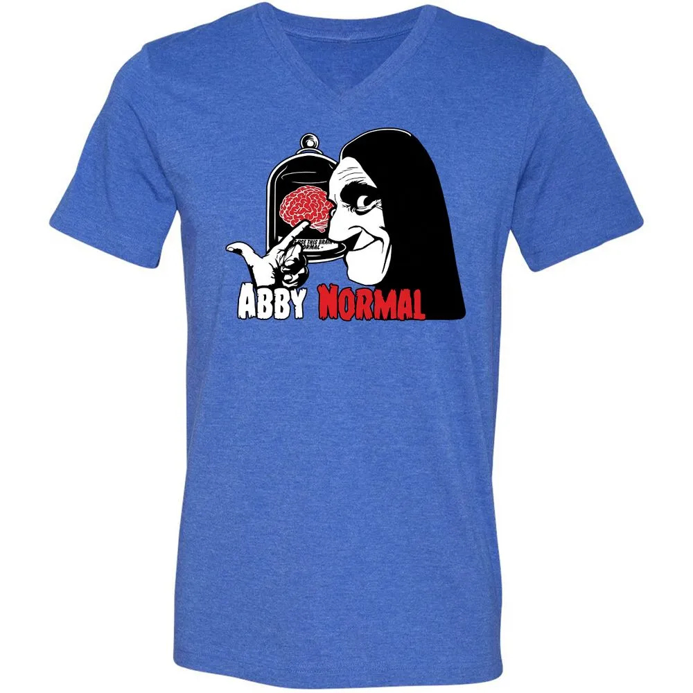 Unisex V-Neck T-Shirt - WKXHHZ8C - Heather True Royal - 14