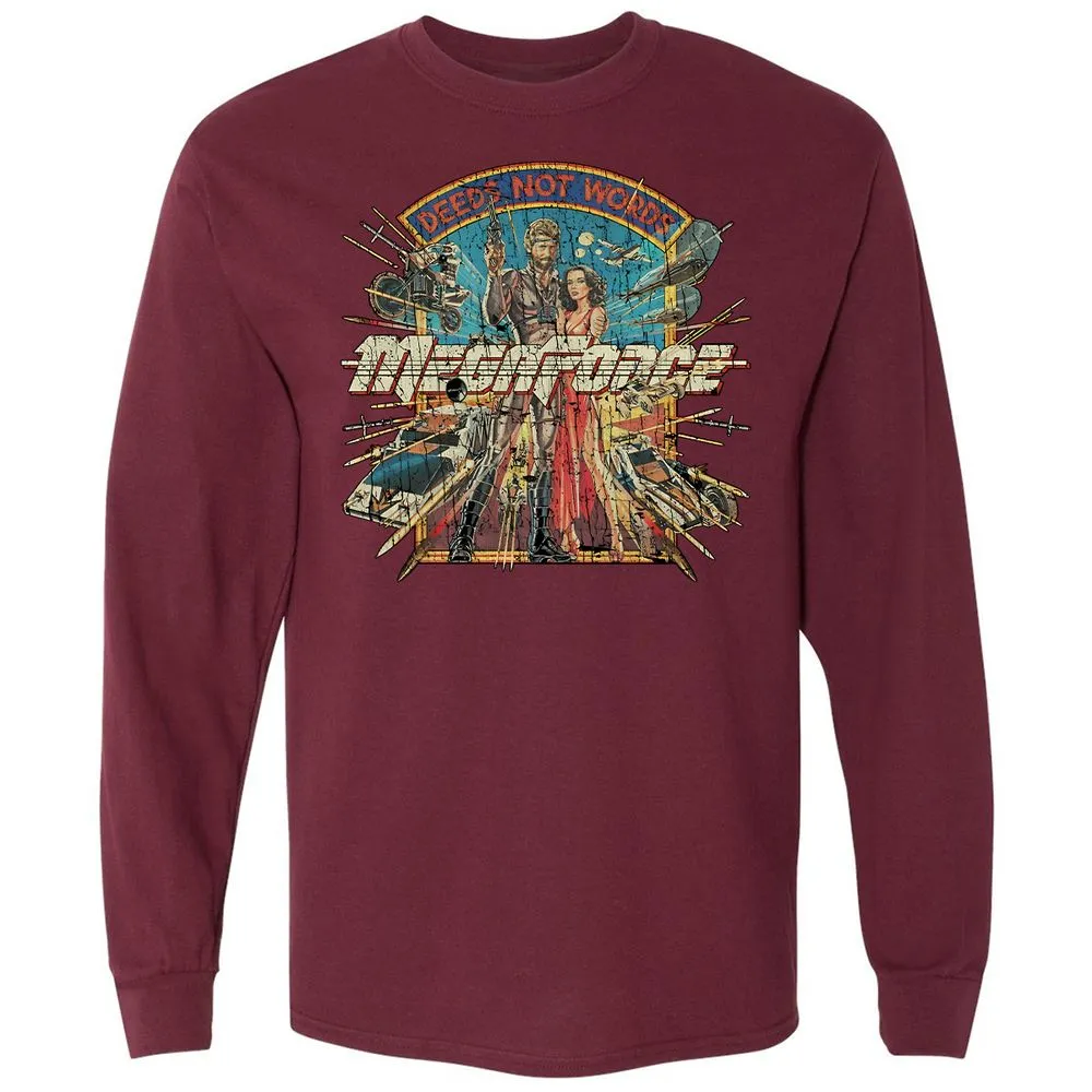 Deeds Not Words - Maroon - 11