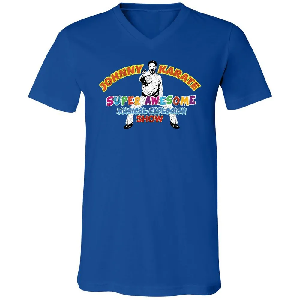 Unisex V-Neck T-Shirt - TYRMN8X3 - True Royal - 4