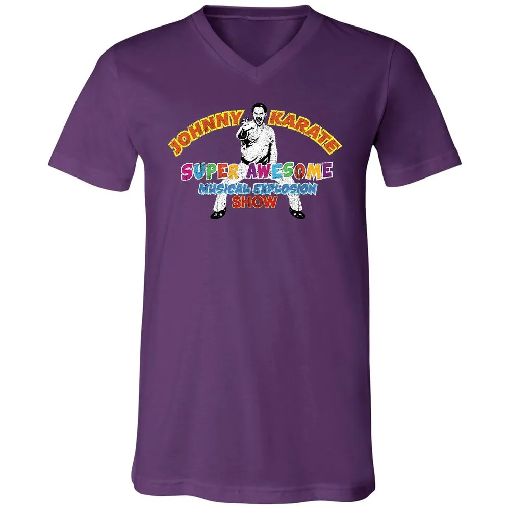 Unisex V-Neck T-Shirt - TYRMN8X3 - Team Purple - 9