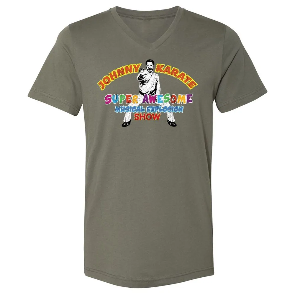 Unisex V-Neck T-Shirt - TYRMN8X3 - Military Green - 10