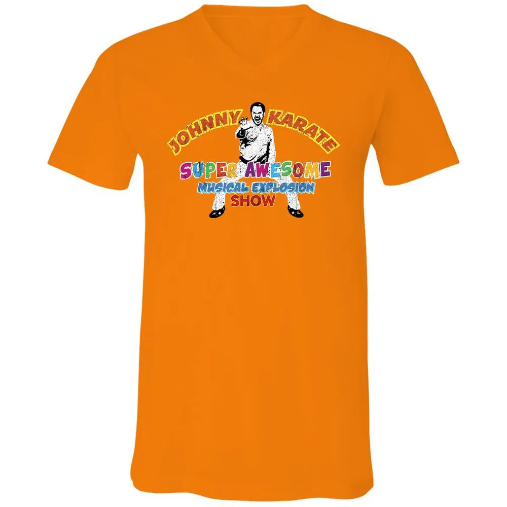 Unisex V-Neck T-Shirt - TYRMN8X3 - Orange - 11