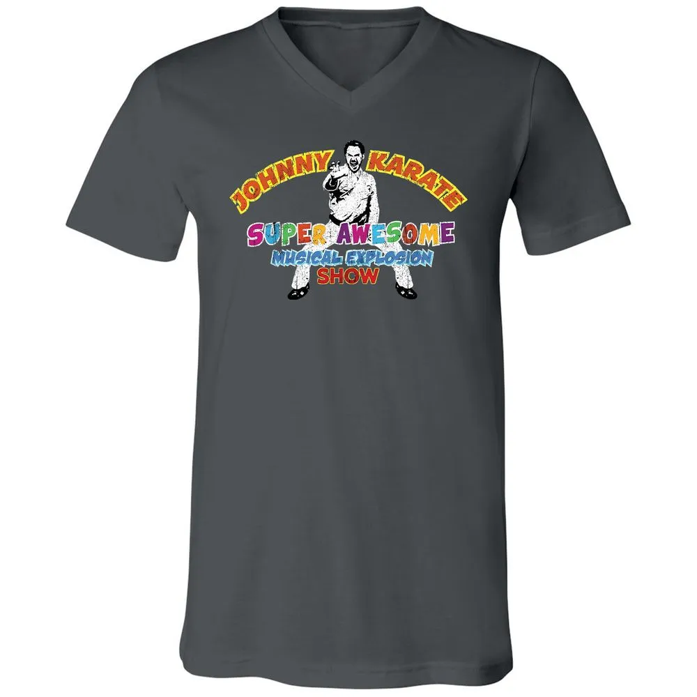 Unisex V-Neck T-Shirt - TYRMN8X3 - Asphalt - 12