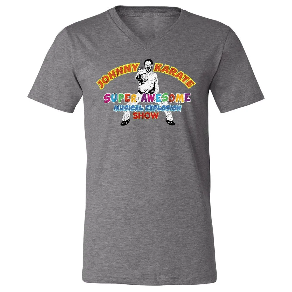 Unisex V-Neck T-Shirt - TYRMN8X3 - Deep Heather - 13