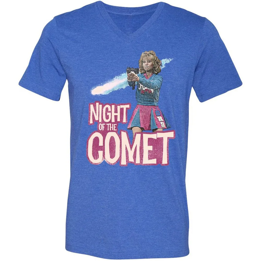 Unisex V-Neck T-Shirt - SM9626SQ - Heather True Royal - 14