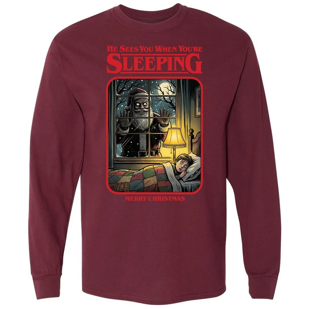 Long Sleeve T-Shirt - AHVNSDJQ - Maroon - 11
