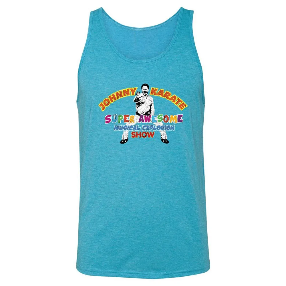 Unisex Jersey Tank - UMW9G8AM - Aqua Triblend - 3