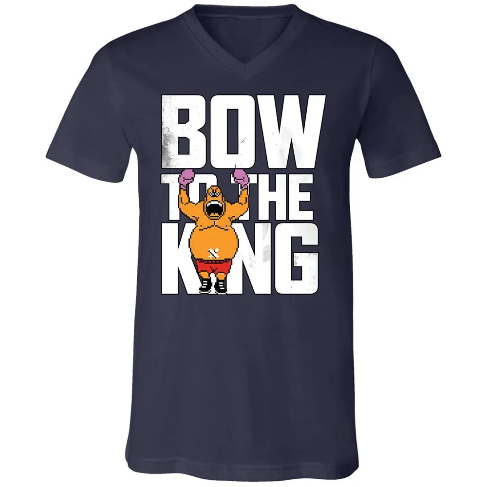 Unisex V-Neck T-Shirt - LE91M4JE - Navy - 2