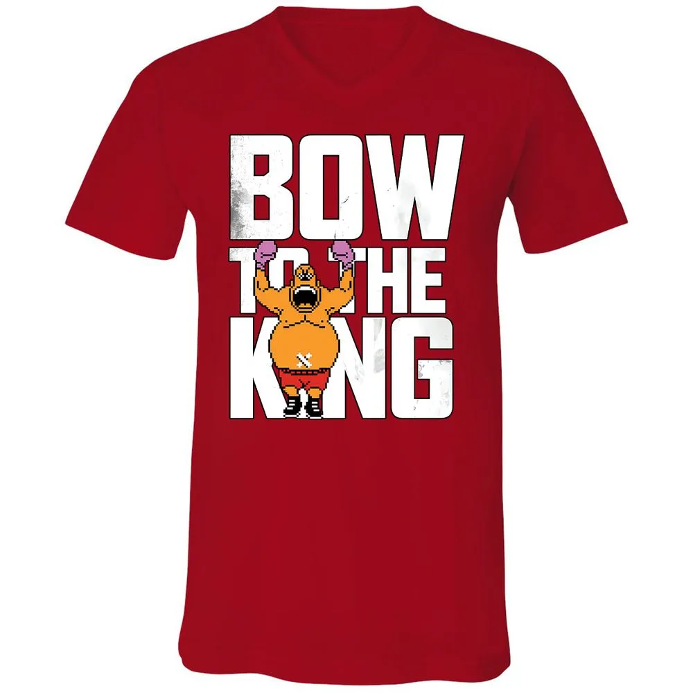 Unisex V-Neck T-Shirt - LE91M4JE - Red - 3