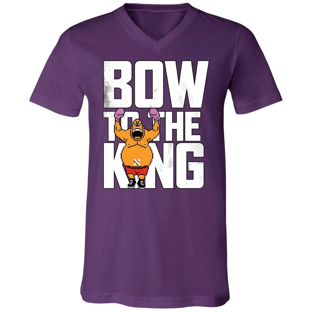 Unisex V-Neck T-Shirt - LE91M4JE - Team Purple - 9