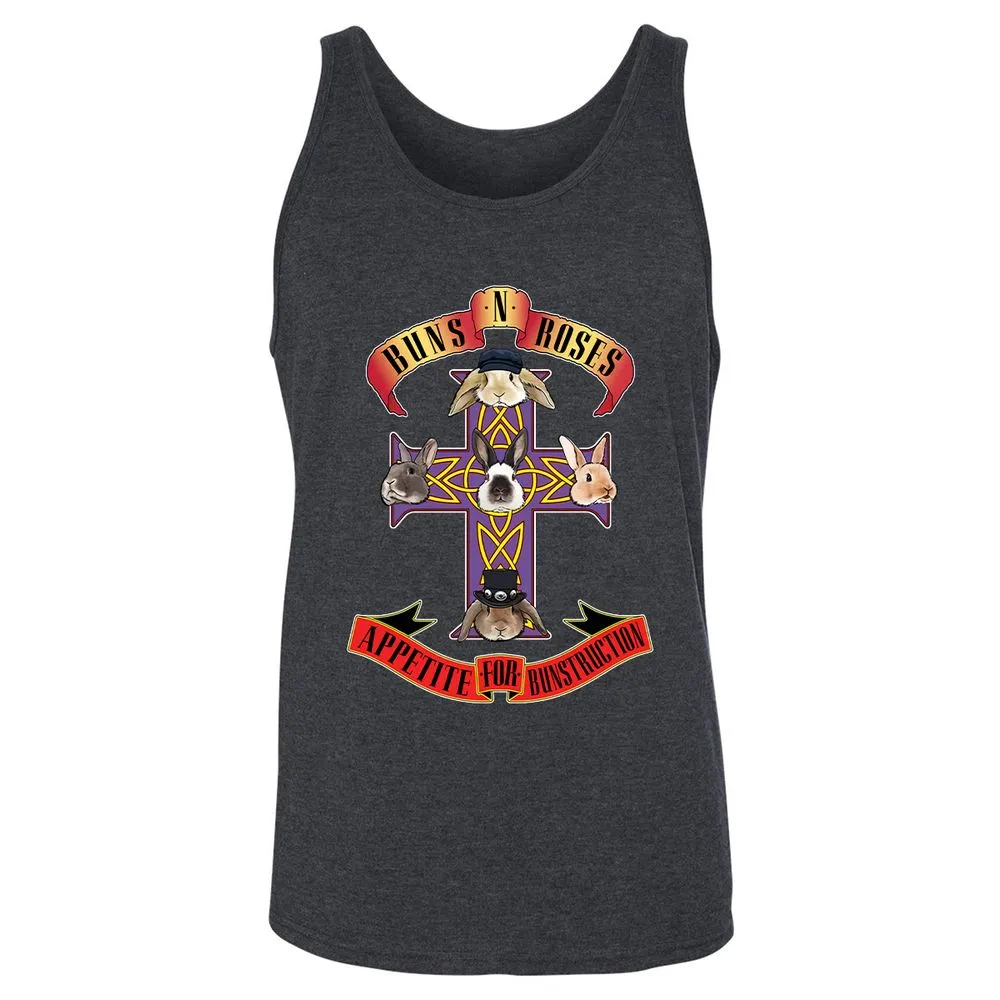 Buns and Roses - Dark Grey Heather - 6