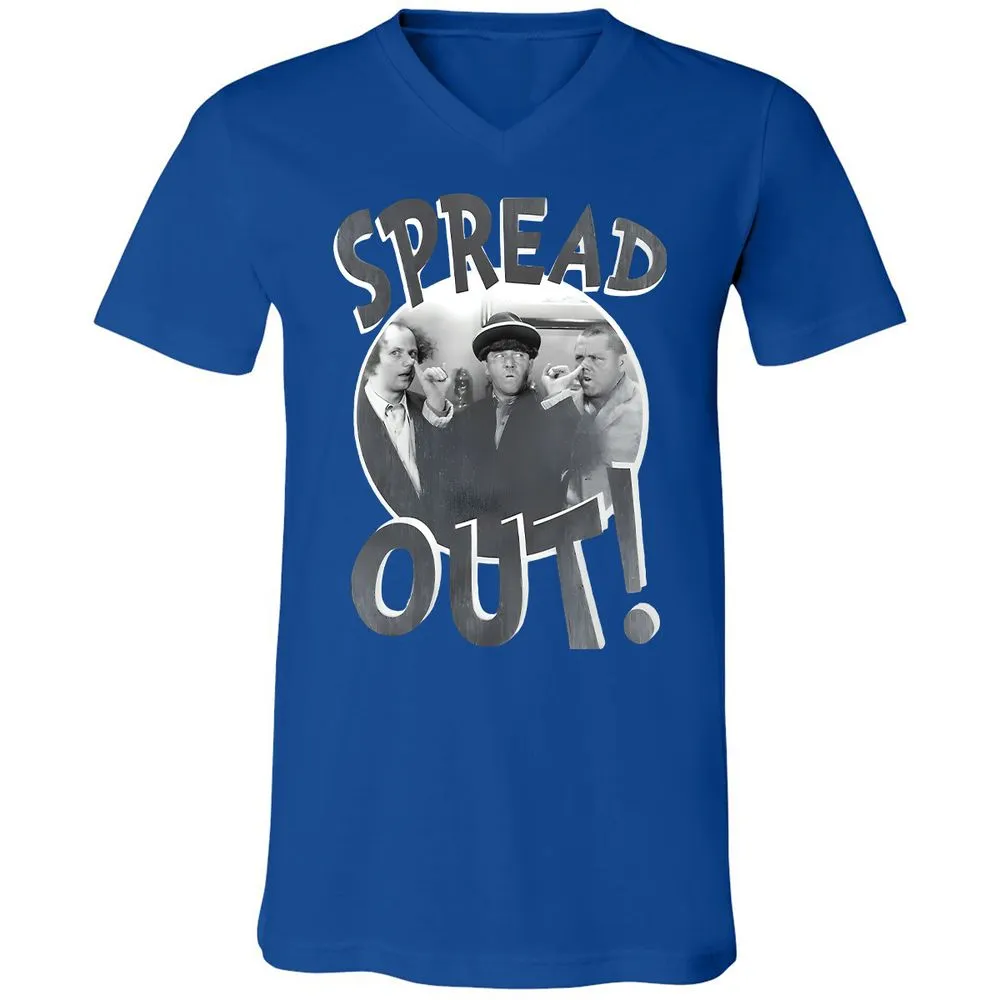 Unisex V-Neck T-Shirt - AN5QSR1Z - True Royal - 4