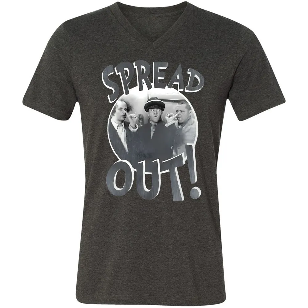 Unisex V-Neck T-Shirt - AN5QSR1Z - Dark Grey Heather - 8