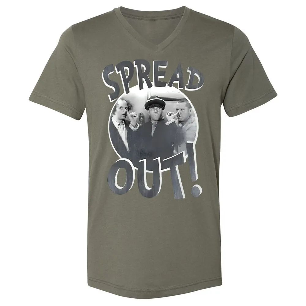 Unisex V-Neck T-Shirt - AN5QSR1Z - Military Green - 10