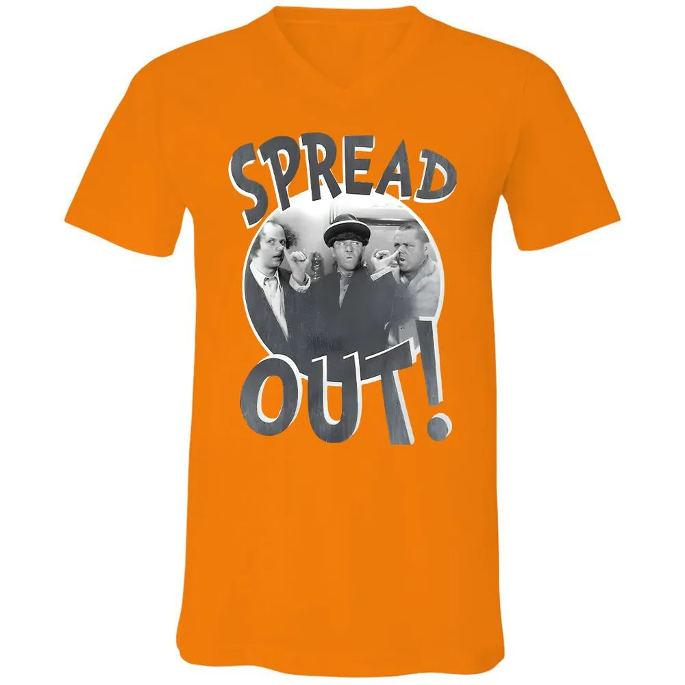 Unisex V-Neck T-Shirt - AN5QSR1Z - Orange - 11