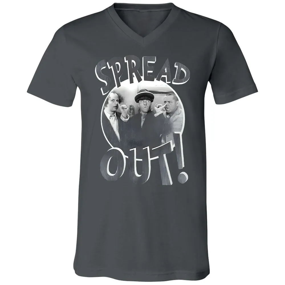 Unisex V-Neck T-Shirt - AN5QSR1Z - Asphalt - 12