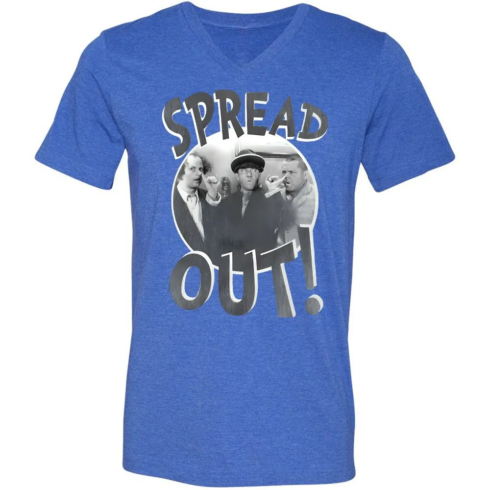 Unisex V-Neck T-Shirt - AN5QSR1Z - Heather True Royal - 14