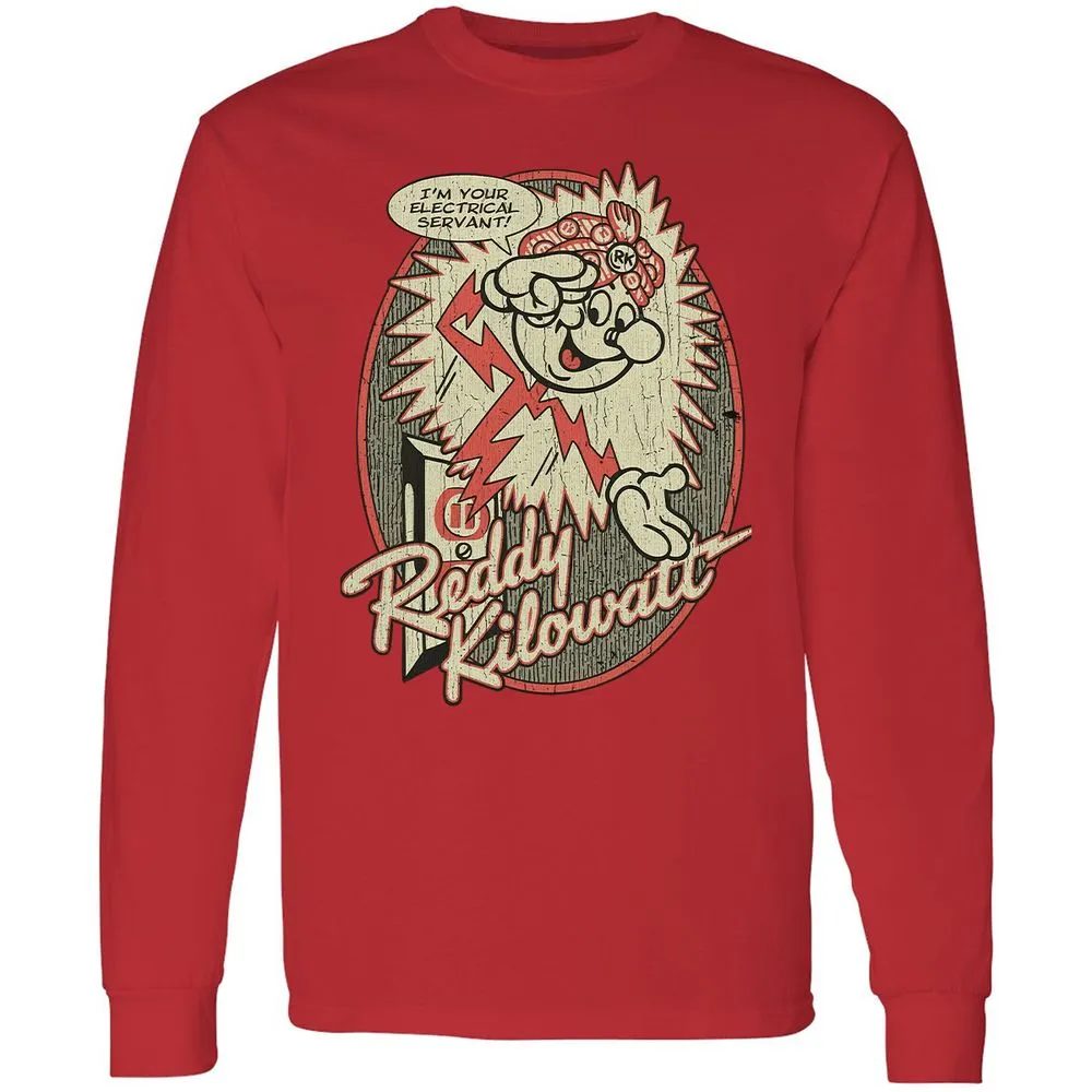 Long Sleeve T-Shirt - 3U45H9RP - Red - 14