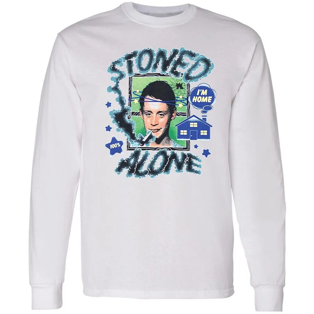 Stoned home alone - White - 5
