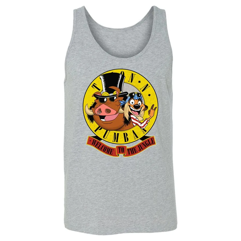 Unisex Jersey Tank - Black - Athletic Heather - 4