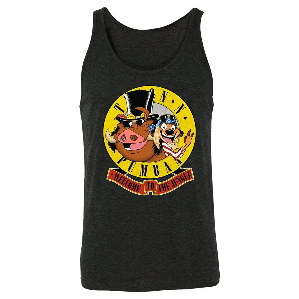 Unisex Jersey Tank - Black - Charcoal Black Triblend - 5