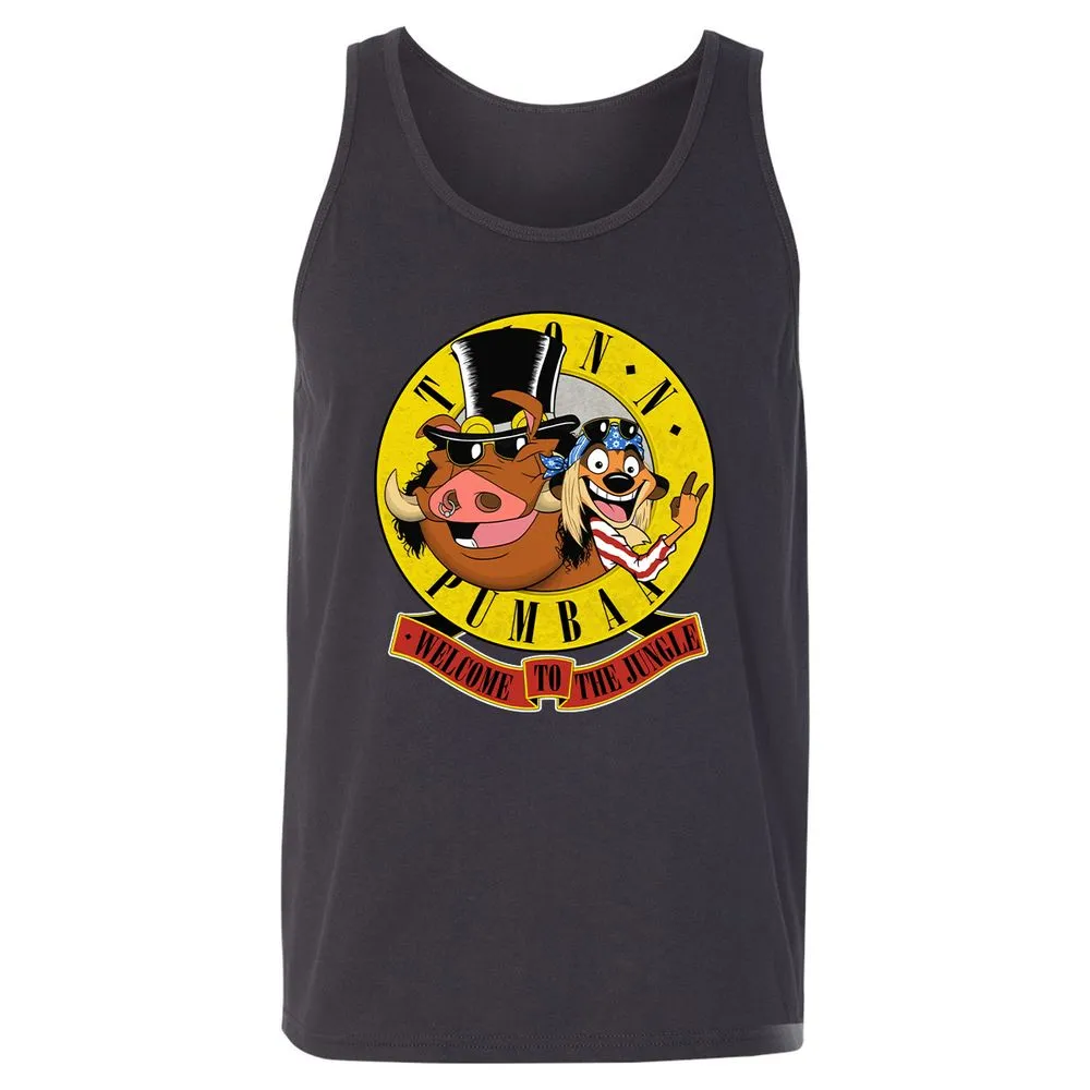Unisex Jersey Tank - Black - Dark Grey - 7