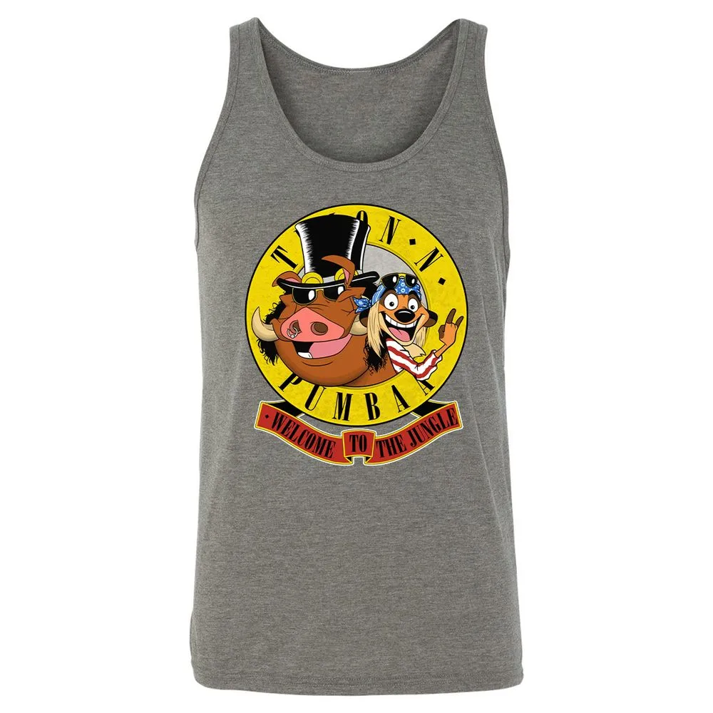 Unisex Jersey Tank - Black - Grey Triblend - 8