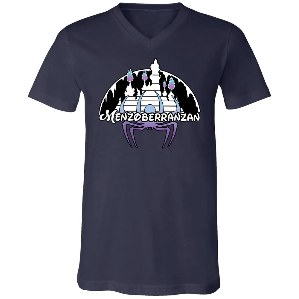 Unisex V-Neck T-Shirt - 61RZZJWE - Navy - 2