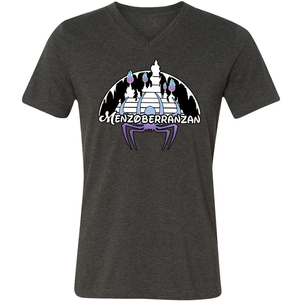 Unisex V-Neck T-Shirt - 61RZZJWE - Dark Grey Heather - 8