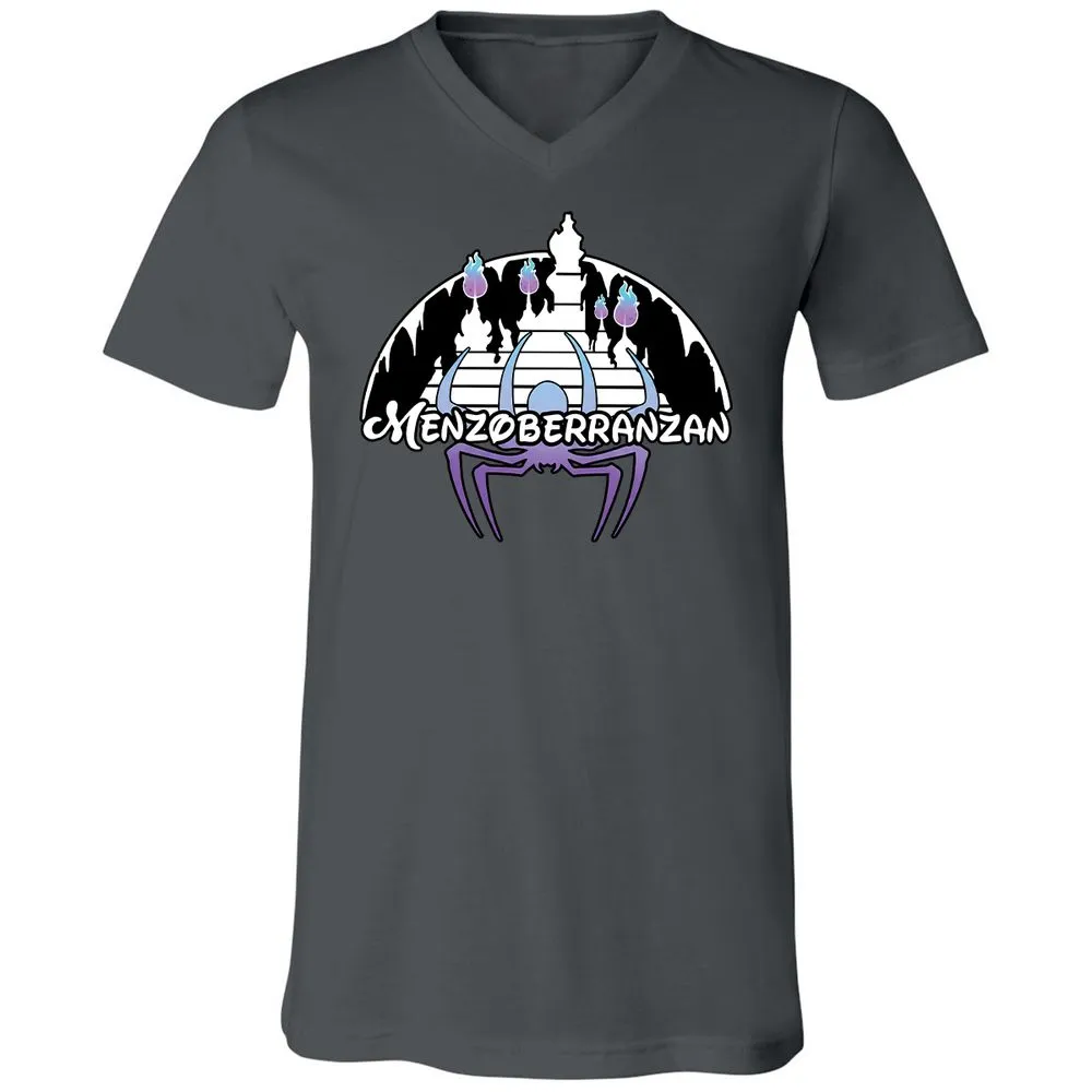 Unisex V-Neck T-Shirt - 61RZZJWE - Asphalt - 12