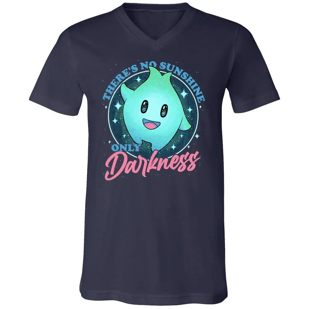 Unisex V-Neck T-Shirt - L6FCQWUF - Navy - 2