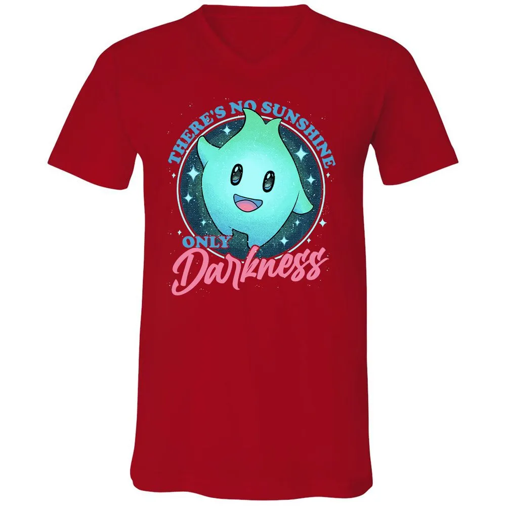 Unisex V-Neck T-Shirt - L6FCQWUF - Red - 3
