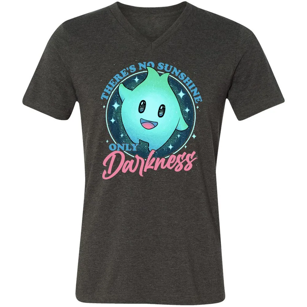 Unisex V-Neck T-Shirt - L6FCQWUF - Dark Grey Heather - 8
