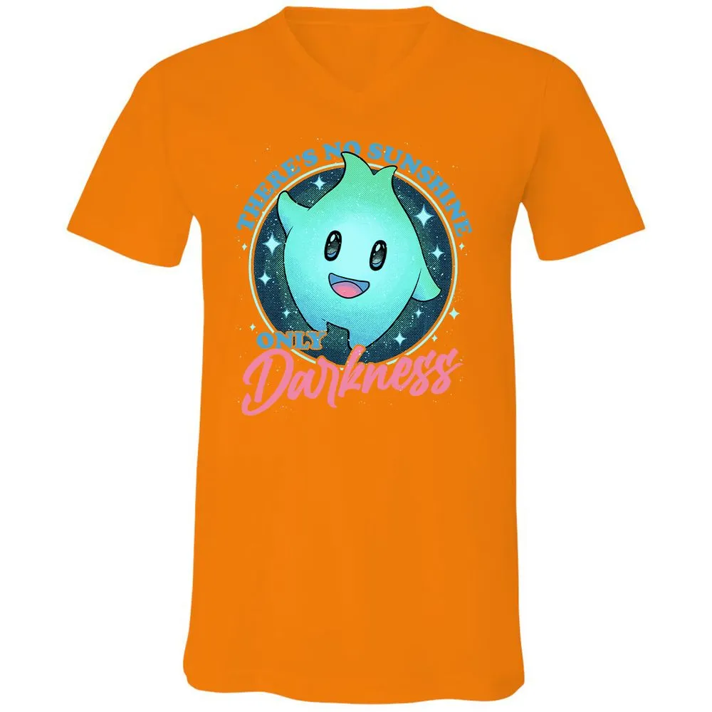 Unisex V-Neck T-Shirt - L6FCQWUF - Orange - 11
