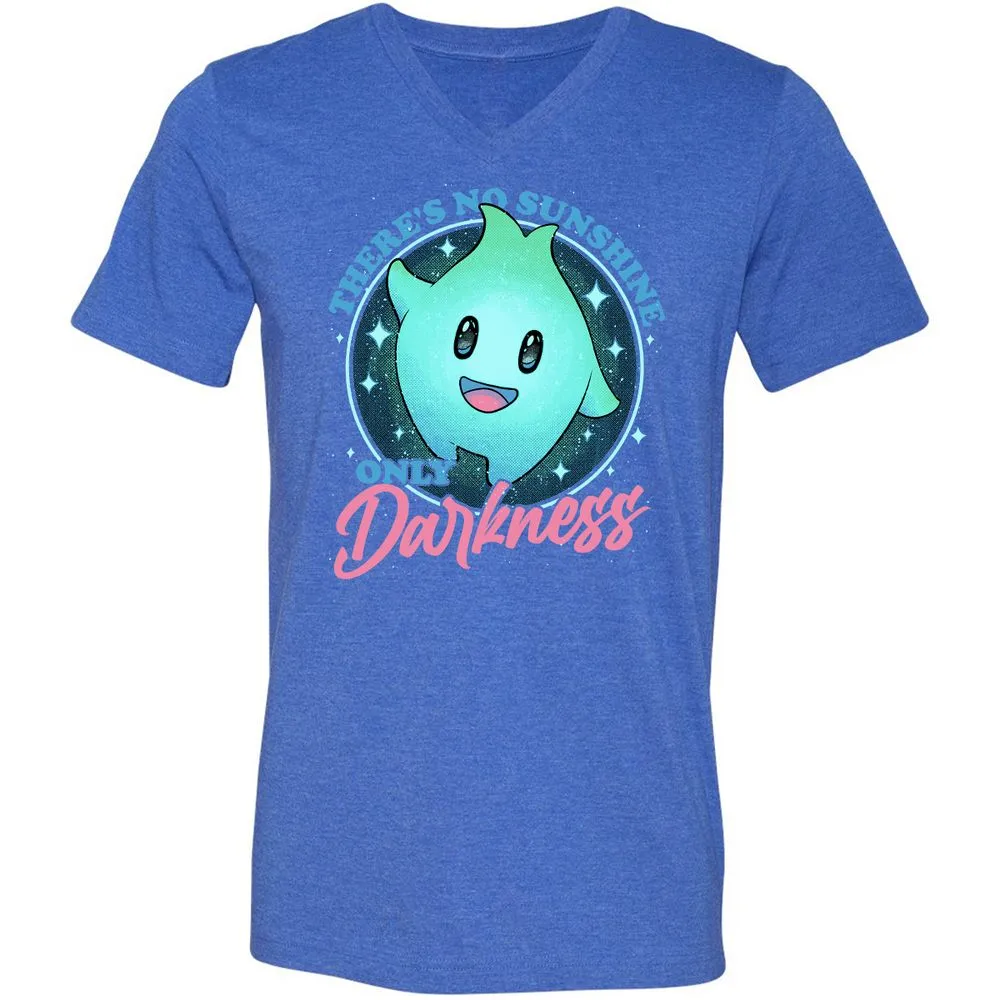 Unisex V-Neck T-Shirt - L6FCQWUF - Heather True Royal - 14