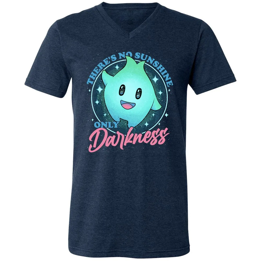 Unisex V-Neck T-Shirt - L6FCQWUF - Heather Navy - 15