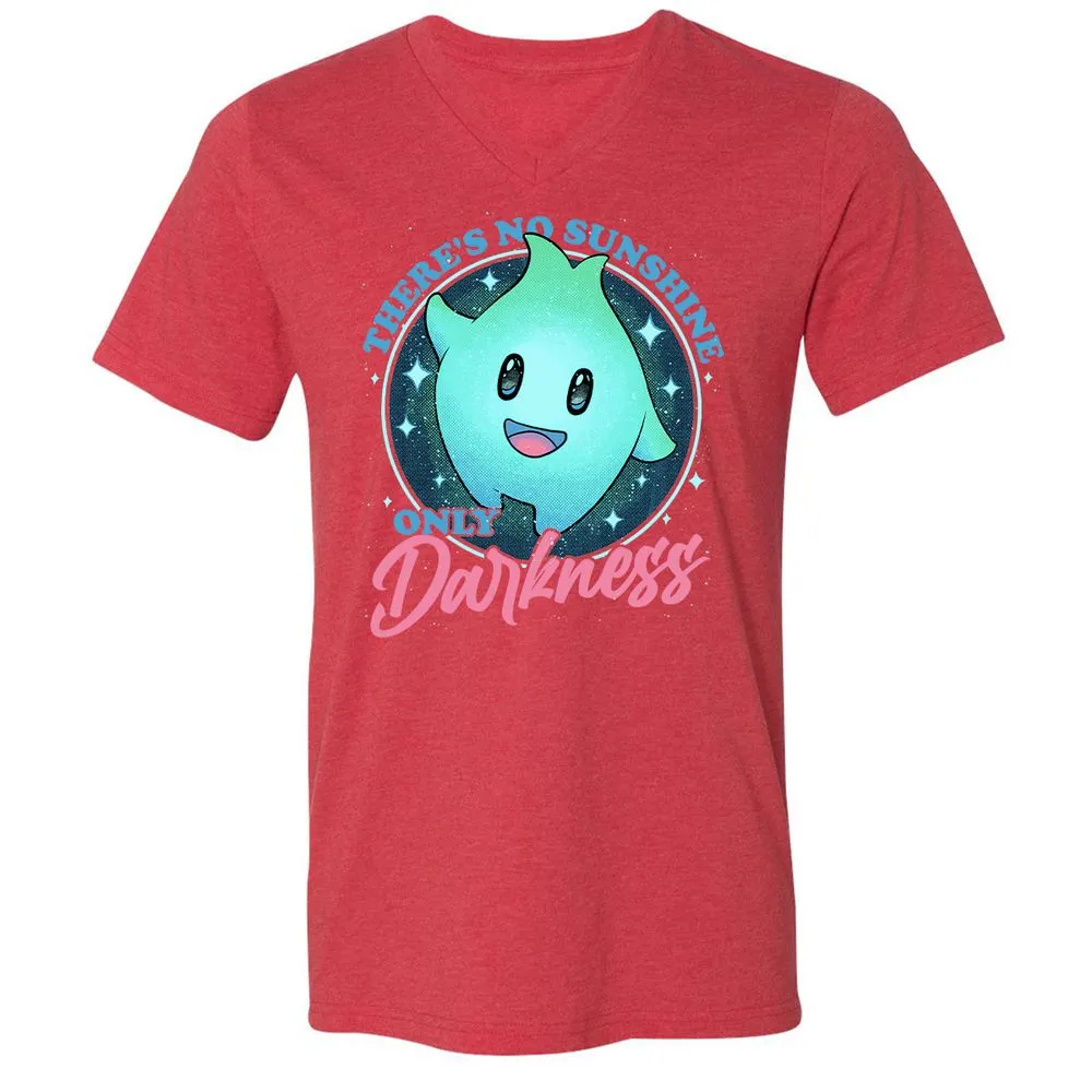 Unisex V-Neck T-Shirt - L6FCQWUF - Heather Red - 16