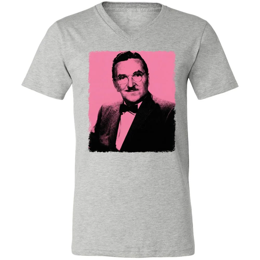 Unisex V-Neck T-Shirt - GUVVTRJ3 - Athletic Heather - 7