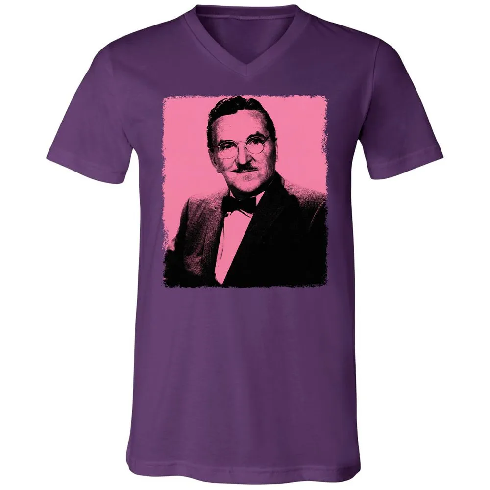 Unisex V-Neck T-Shirt - GUVVTRJ3 - Team Purple - 9