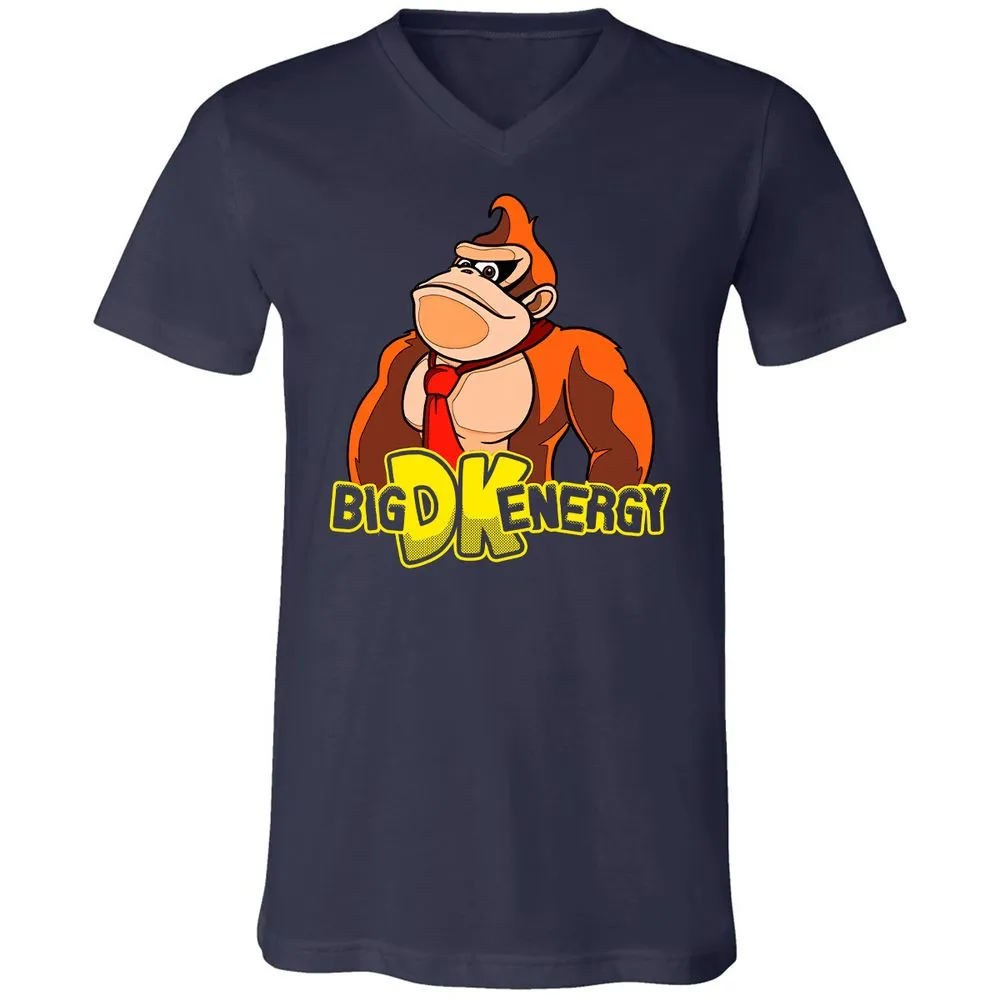 Unisex V-Neck T-Shirt - 951BG873 - Navy - 2