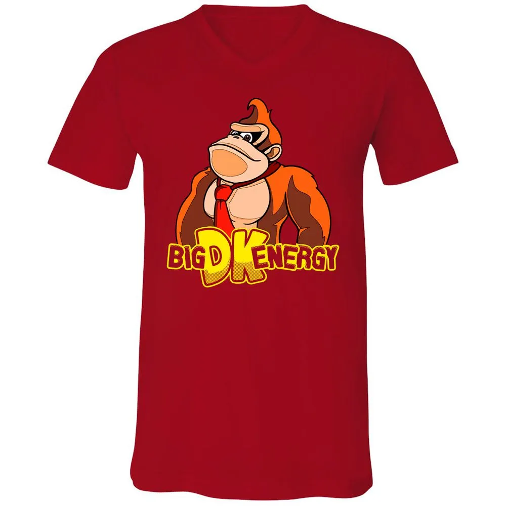 Unisex V-Neck T-Shirt - 951BG873 - Red - 3
