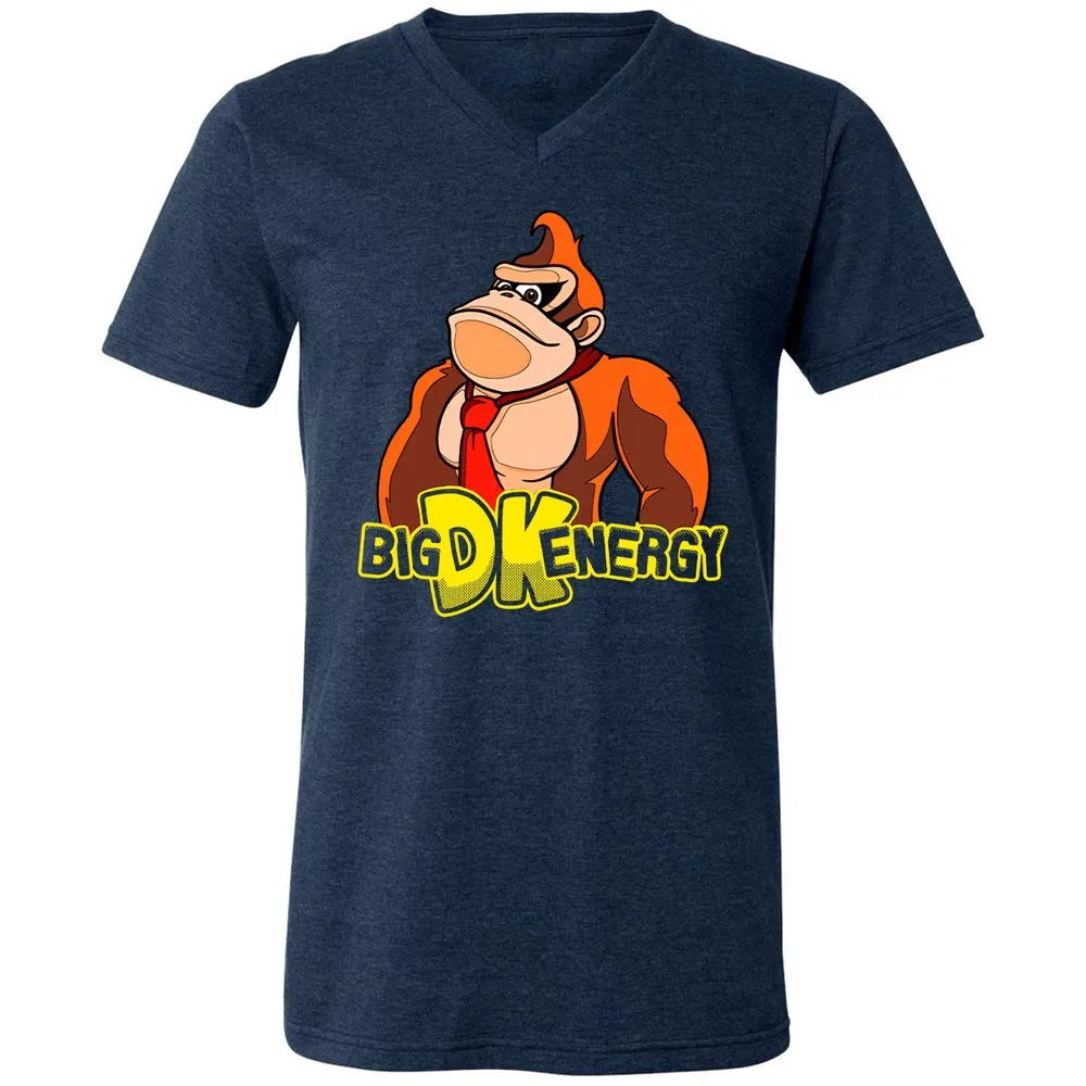 Unisex V-Neck T-Shirt - 951BG873 - Heather Navy - 15