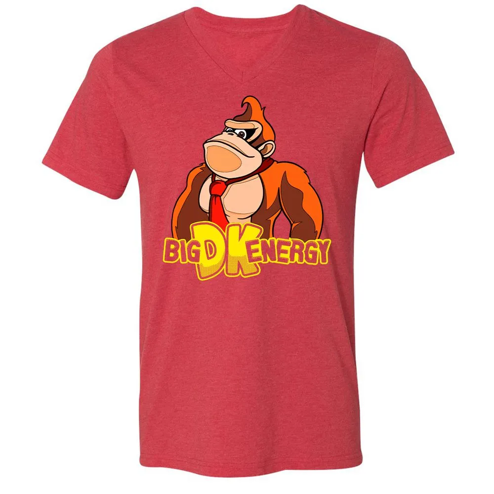 Unisex V-Neck T-Shirt - 951BG873 - Heather Red - 16