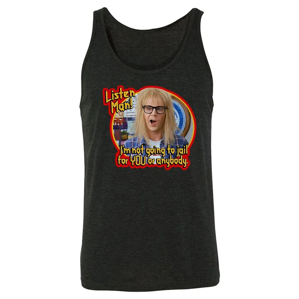 Unisex Jersey Tank - XQGJF7AE - Charcoal Black Triblend - 5