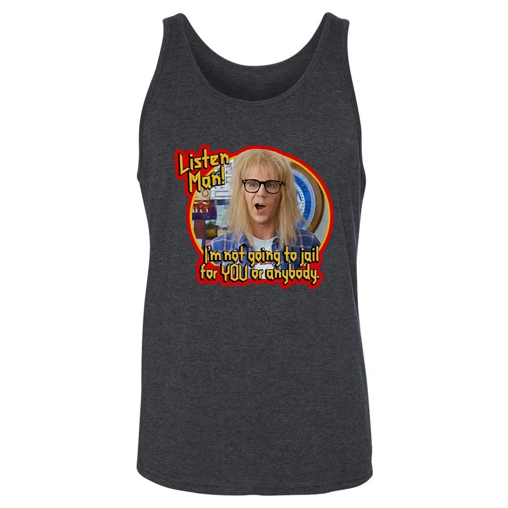 Unisex Jersey Tank - XQGJF7AE - Dark Grey Heather - 6