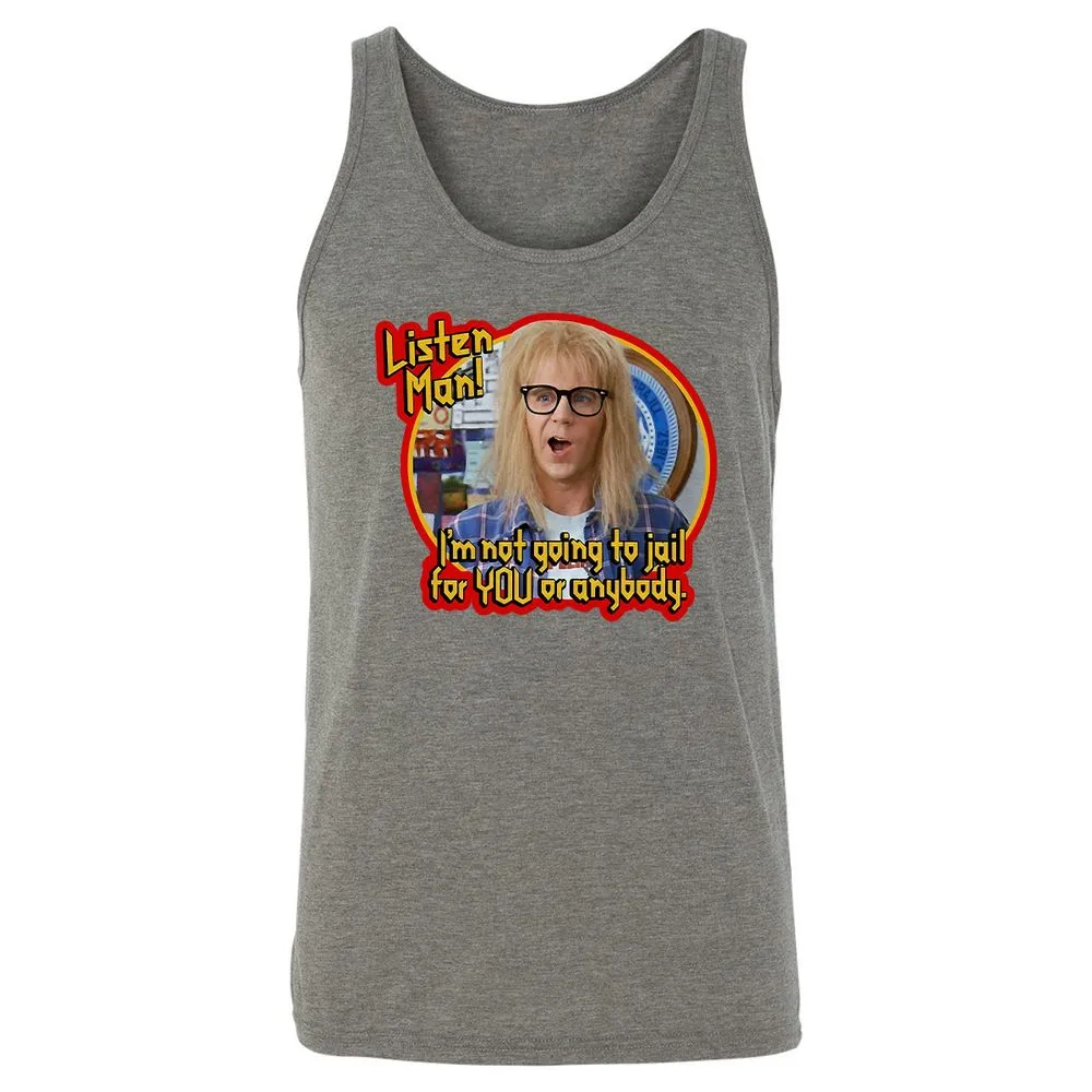 Unisex Jersey Tank - XQGJF7AE - Grey Triblend - 8
