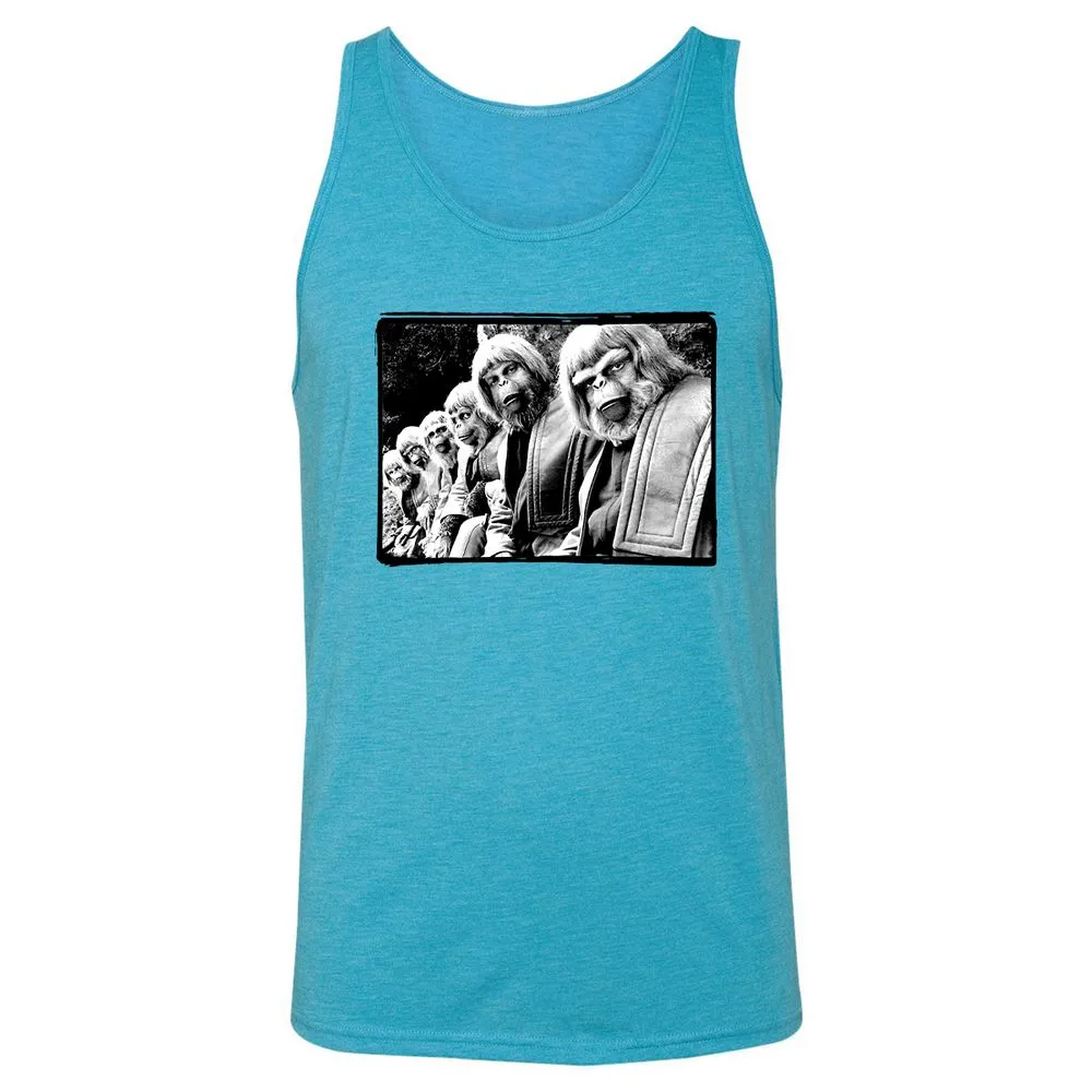 Unisex Jersey Tank - Z67CWHR9 - Aqua Triblend - 3