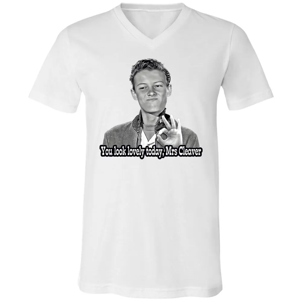 Unisex V-Neck T-Shirt - 7UPFK19S - White - 5